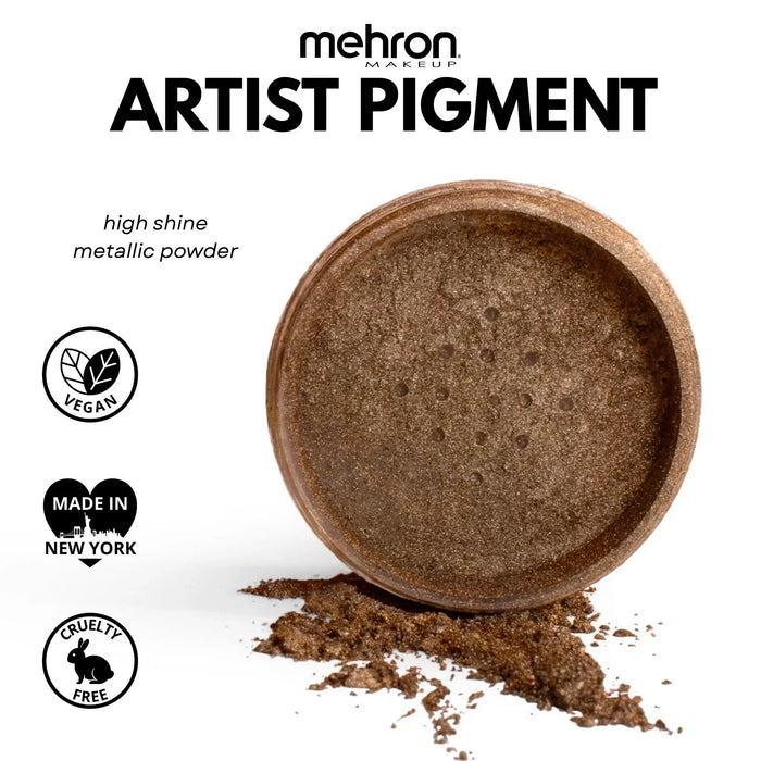 Mehron Artist Pigment,  Metallic FX, metallic puder