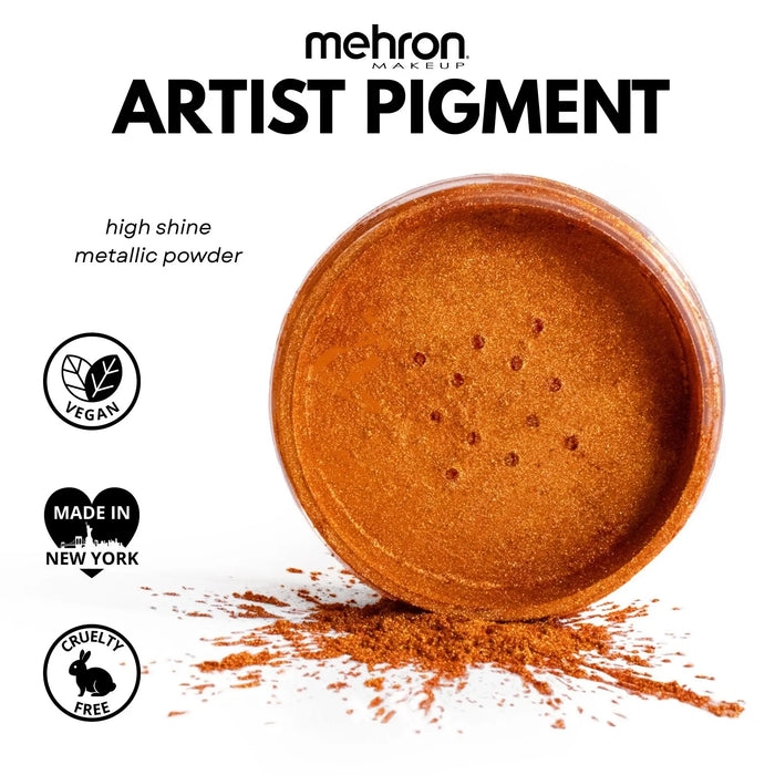 Mehron Artist Pigment,  Metallic FX, metallic puder