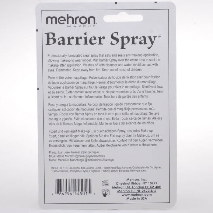 Mehron Barrier Spray setting spray — Helsinglight