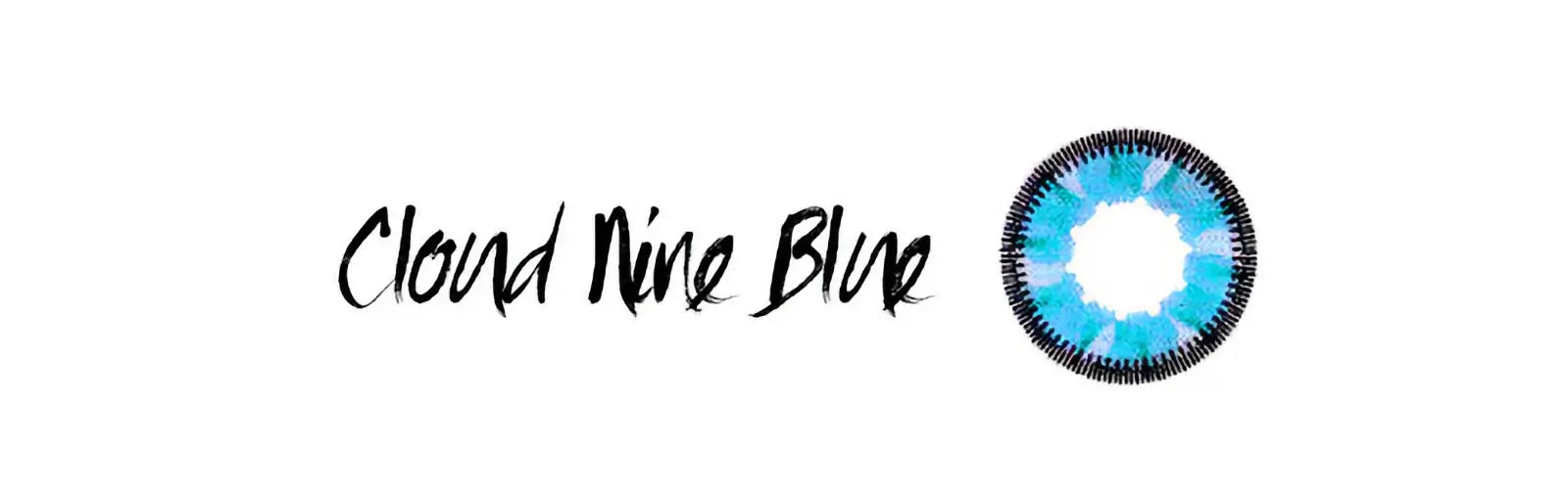 Vassen Cloud Nine Blue, färgade linser (1 par | 1-årslinser)