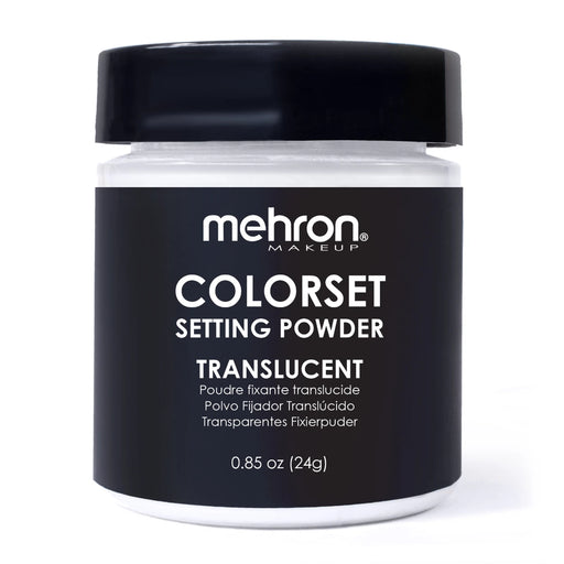 Mehron Colorset Setting Powder Translucent, talkfritt fixeringspuder 24 g