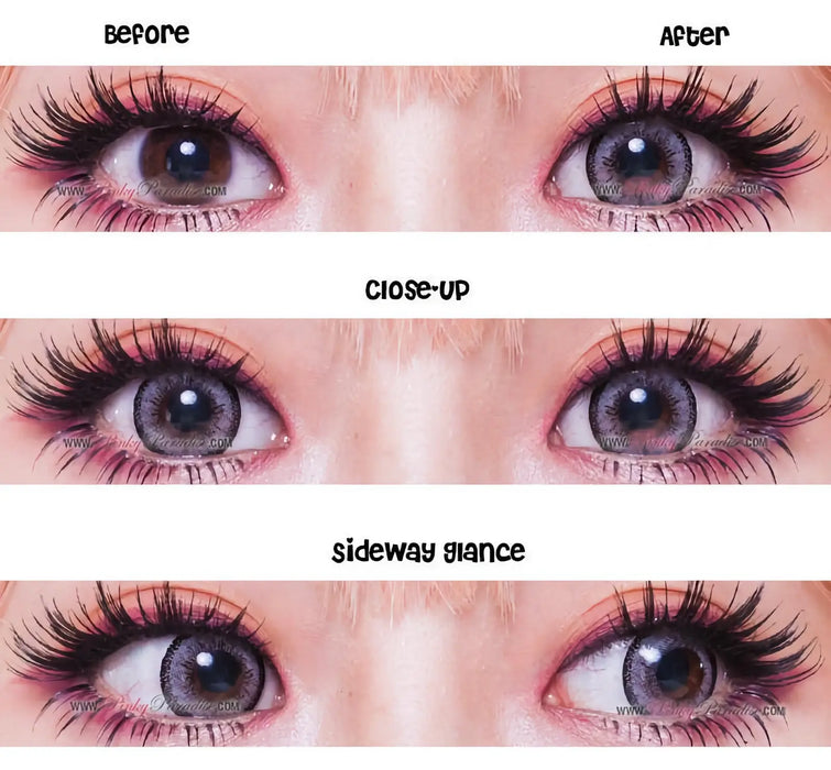 Vassen Dolly Plus Grey, coloured lenses (1 pair | Yearly)