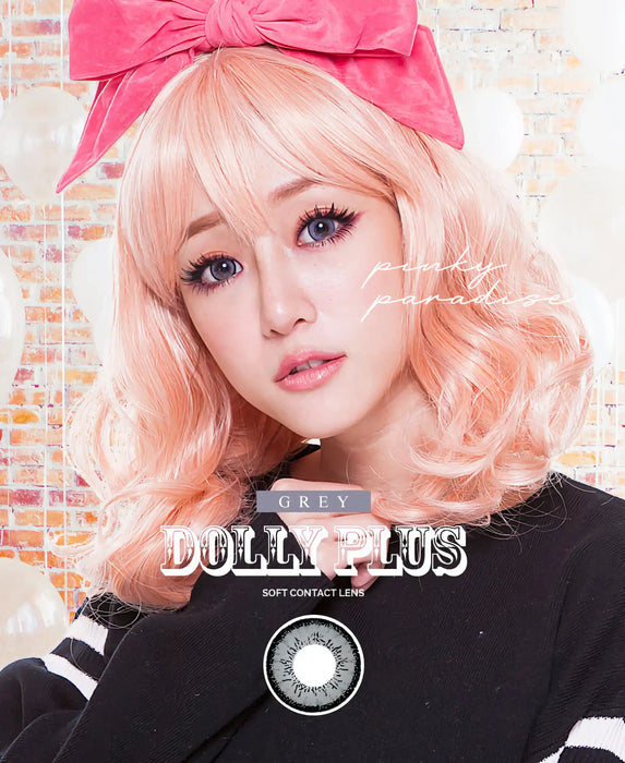 Vassen Dolly Plus Grey, coloured lenses (1 pair | Yearly)