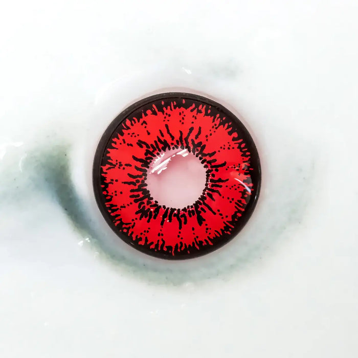 Princess Pinky Red Out Mini Sclera, coloured lenses (1 pair | Yearly)