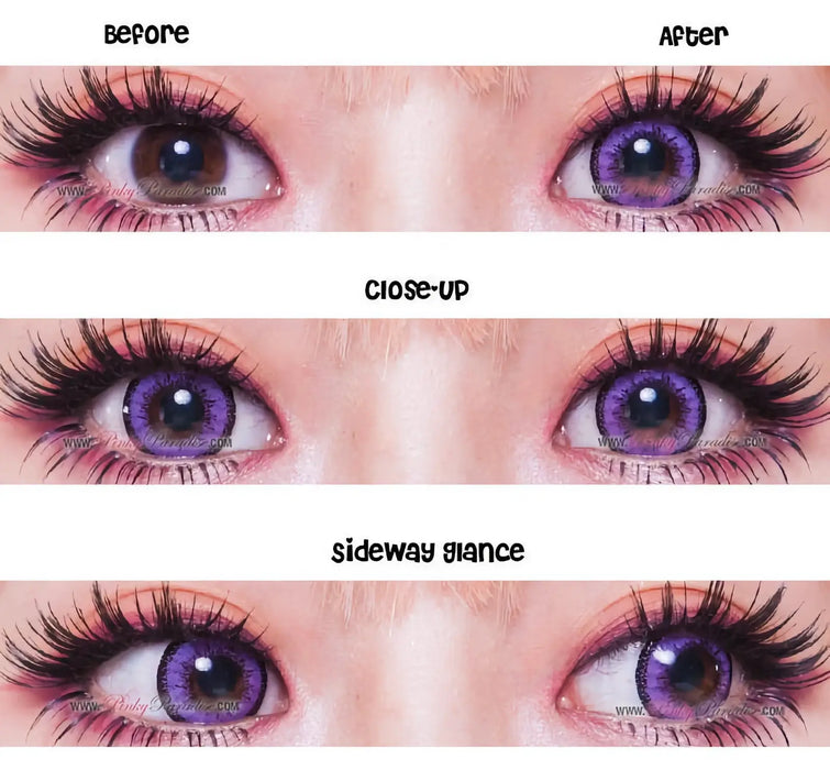 Vassen Dolly Plus Violet, coloured lenses (1 pair | Yearly)