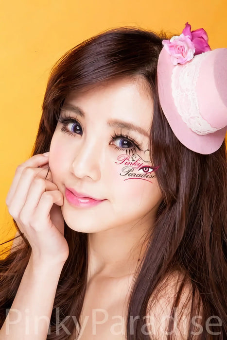 Princess Pinky Eclipse Violet coloured contact lenses (1 pair | Yearly)