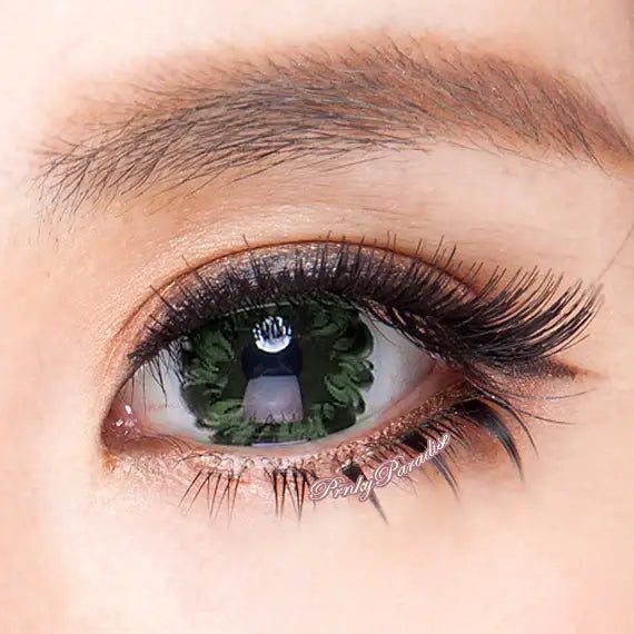 G&G Tulips Green coloured contact lenses