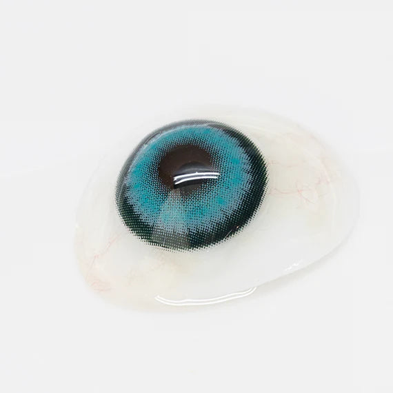 Princess Pinky KiRei Blue färgade linser, blå (1 par | Årslinser)