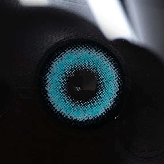 Princess Pinky KiRei Blue färgade linser, blå (1 par | Årslinser)