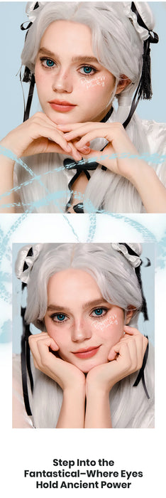 Princess Pinky KiRei Blue färgade linser, blå (1 par | Årslinser)