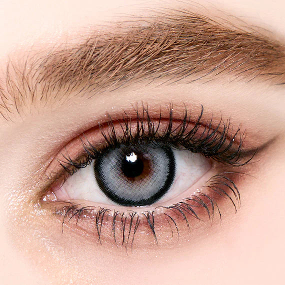 Princess Pinky KiRei Grey färgade linser, grå (1 par | Årslinser)