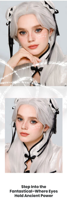 Princess Pinky KiRei Grey färgade linser, grå (1 par | Årslinser)