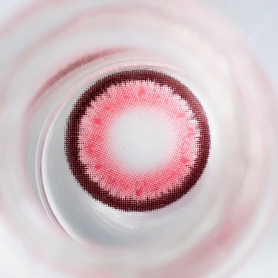 Princess Pinky KiRei Pink, färgade linser, rosa  (1 par | Årslinser)