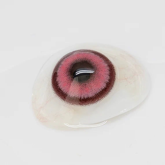 Princess Pinky KiRei Pink, färgade linser, rosa  (1 par | Årslinser)