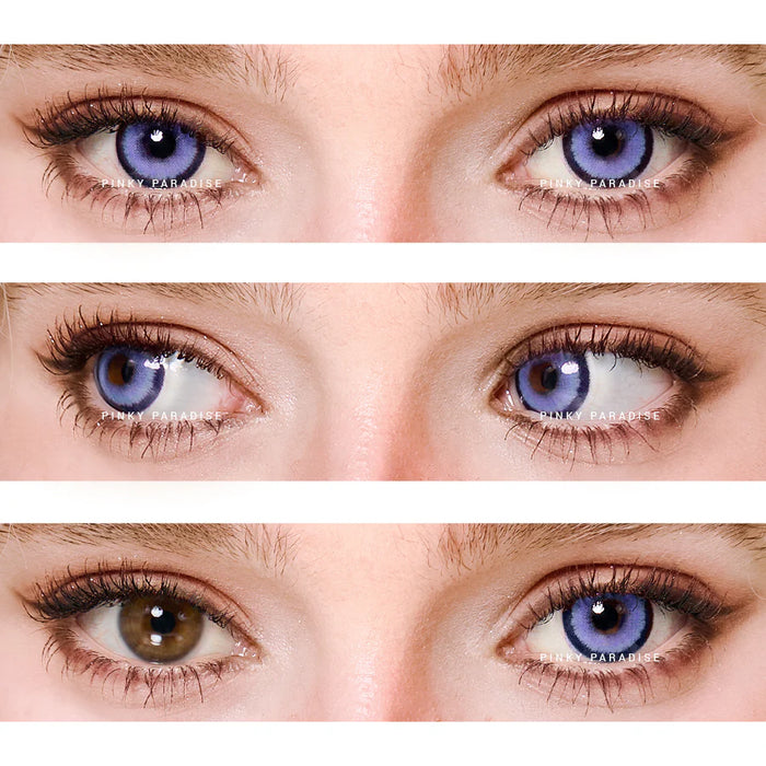 Princess Pinky KiRei Violet, coloured contact lenses (1 pair | Yearly)