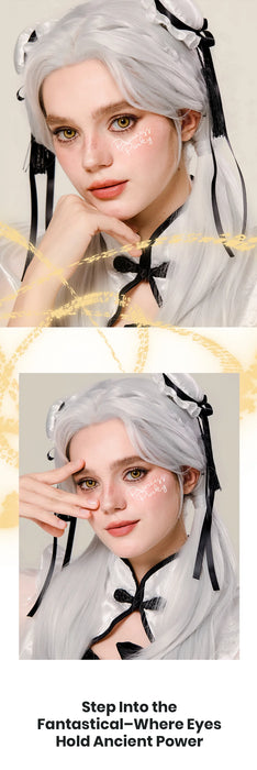 Princess Pinky KiRei Yellow (1 par | Årslinser)