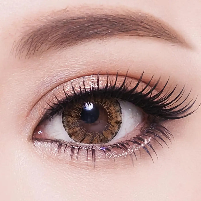 Vassen Pretty Crystal Brown, coloured lenses (1 pair | Yearly)