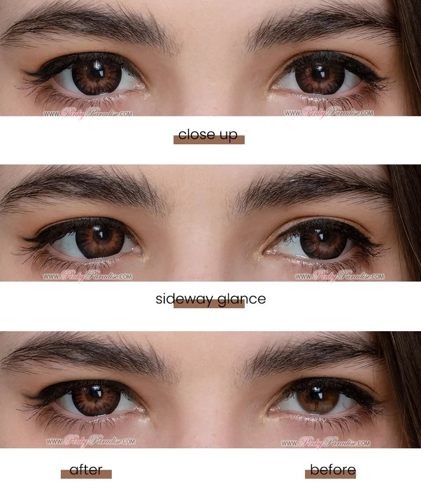 Geo Princess Mimi Chocolate (Bambi Series), coloured lenses (1 pair | Yearly)