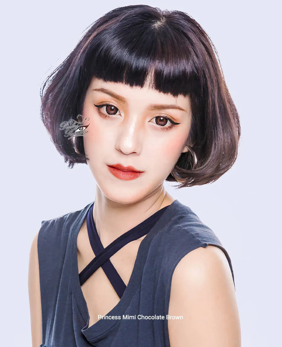 Geo Princess Mimi Chocolate (Bambi Series), coloured lenses (1 pair | Yearly)