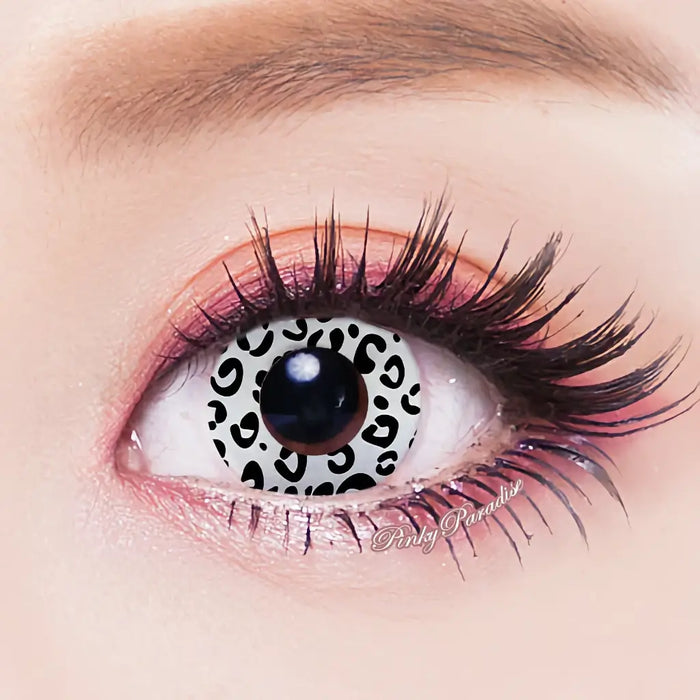 Princess Pinky Cosplay White Leopard coloured lenses (yearly)
