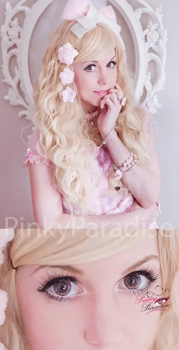 Princess Pinky Eclipse Pink, färgade linser (1-årslinser)