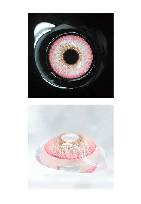 Princess Pinky Persona Pink coloured contact lenses (yearly)