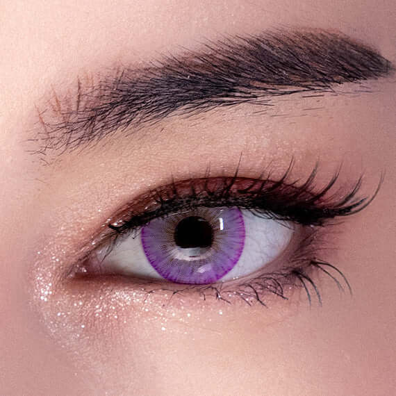Princess Pinky Persona Violet coloured contact lenses (yearly)