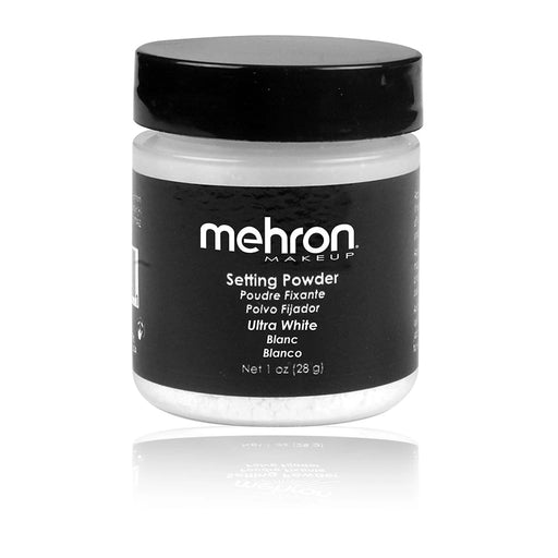 Mehron Setting Powder Ultra White, fixeringspuder 28 g