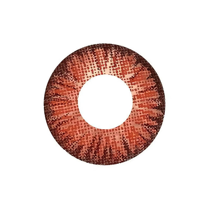 Vassen Super Brown coloured contact lenses (1 pair | Yearly)