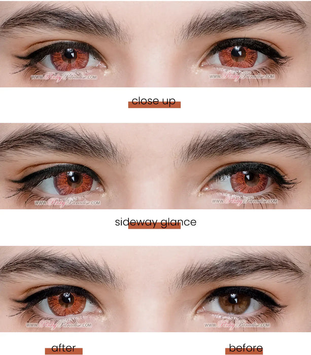 Vassen Super Brown coloured contact lenses (1 pair | Yearly)