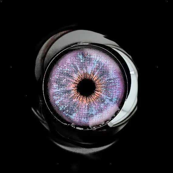 Uris Interstellar Violet coloured contact lenses (yearly)