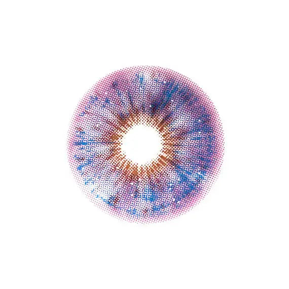 Uris Interstellar Violet, färgade linser (1 par | 1-årslinser)