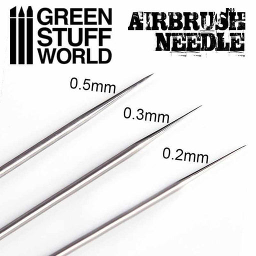 Air brush needle 0.5mm, 0.3mm and 0.2 mm.