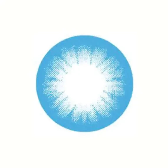 EOS Bubble Blue, färgade linser (1 par | 1-årslinser)