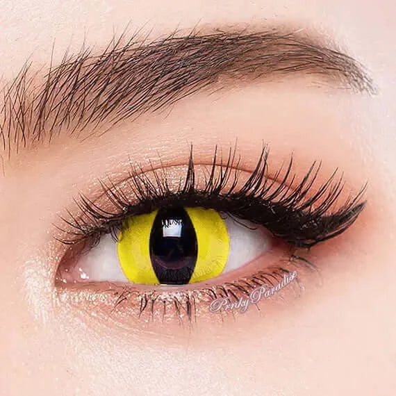 EOS Cosplay Cat Eye Yellow F26, crazy-linser (1-årslinser)