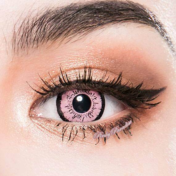 EOS Dolly Eye Pink, färgade linser (1 par | 1-årslinser)