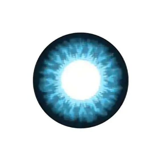 EOS Super Neon Blue, färgade linser (1 par | 1-årslinser)