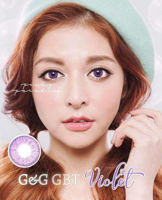 G&G GBT Violet, färgade linser (1-årslinser)