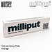milliput, superfine white, two part epoxy 113gram