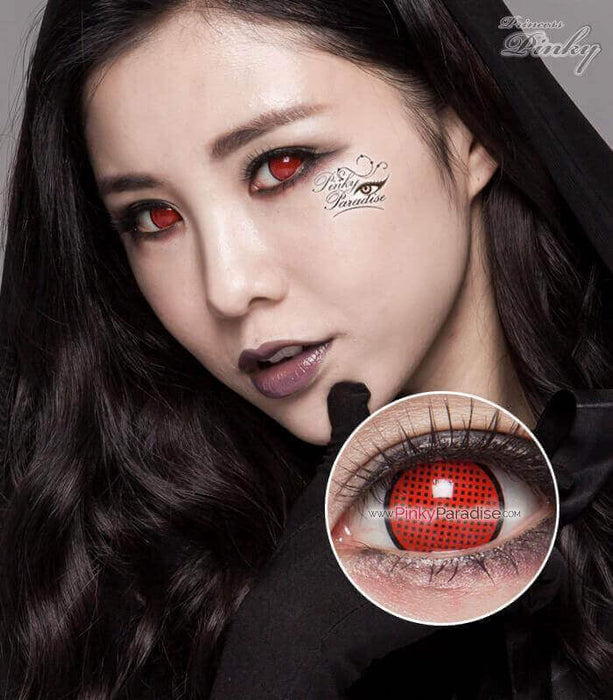 Red Mesh Contacts